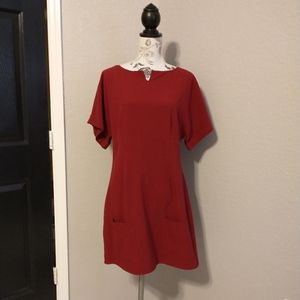 Burgundy tunic/dress
